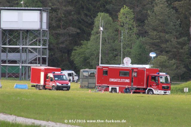 Einatz&uuml;bung der Feuerwehren, des THW und der Bergwacht