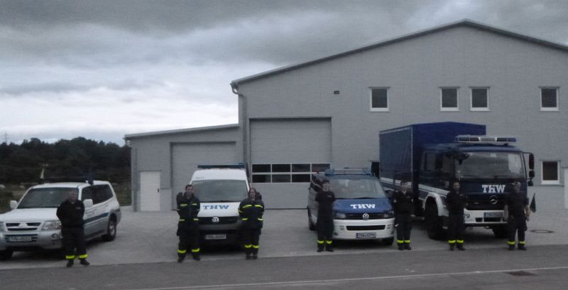 Auf in den n&auml;chsten Einsatz. Die Fachz&uuml;ge FK Ofterdingen und Villingen-Schwenningen machen sich auf den Weg an den N&uuml;rburgring