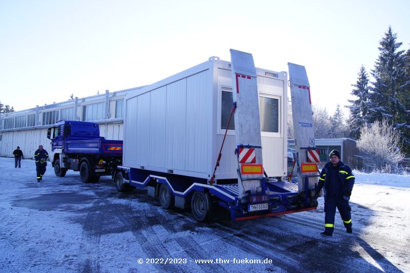 Abholung von B&uuml;ro Container