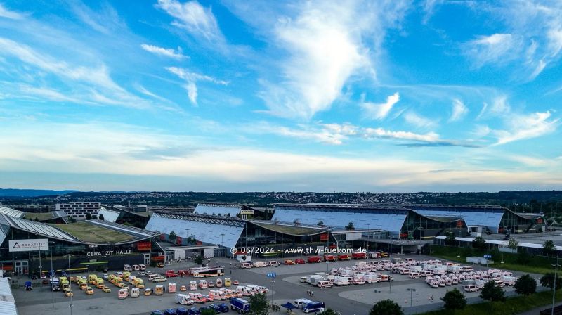 &Uuml;bersicht &uuml;ber das Gel&auml;nde Messe Stuttgart