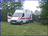 Verbandsplatz des DRK Sch&ouml;mberg -Klick-